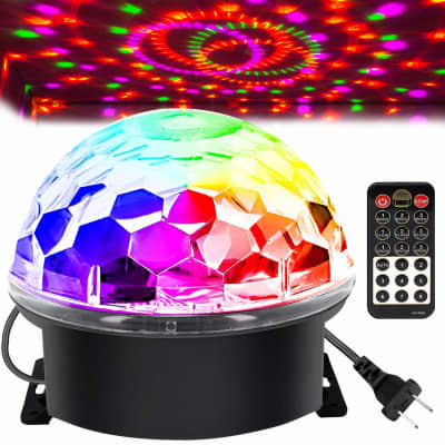 Disco Ball Party Lights,Dj Disco Lights Stage Light With Sound Activated  And Remote Control Multiple Patterns Light Projector For Birthday Bar Club  Wedding Christmas Ktv Karaoke Festivals