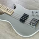 Fender Flea Signature Active Jazz Bass Electric Bass Guitar Satin Inca Silver