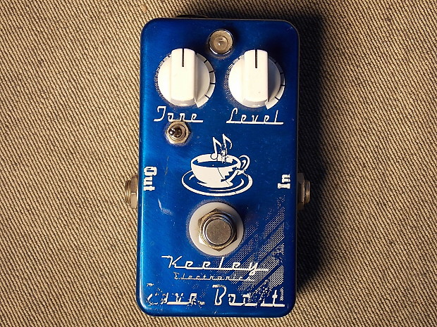 KEELEY JAVA BOOST RANGEMASTER TYPE PEDAL WITH NOS MULLARD
