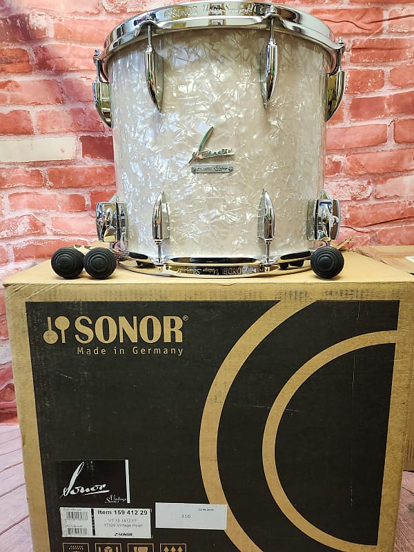 Sonor Vintage Series 14x12" Vintage Pearl Floor Tom Drum | Worldwide Ship | NEW Authorized Dealer image 1