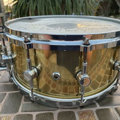 Ddrum Modern Tone 6.5x14 Brass Snare Drum - USED BY CATTLE DECAP!! image 4