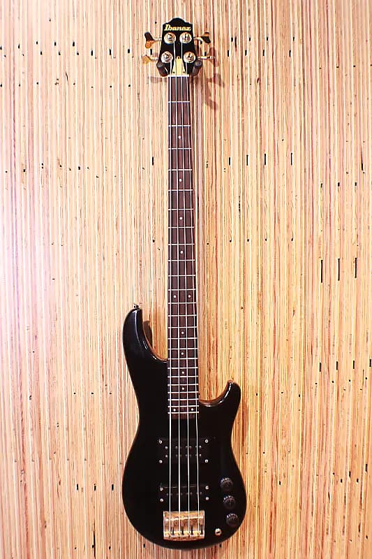 1983 Ibanez Musician MC-888 Bean Bass Black MC888 w Original | Reverb