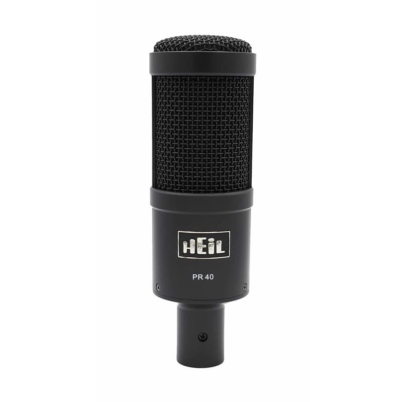 Heil Sound PR40B Large Diameter Studio Microphone, Black Body | Reverb