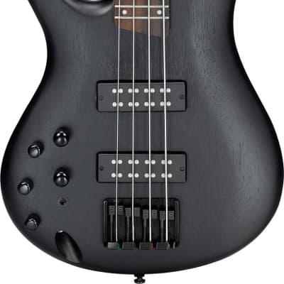 Ibanez Standard SR300EBL Left-handed Bass Guitar - Weathered Black image 1
