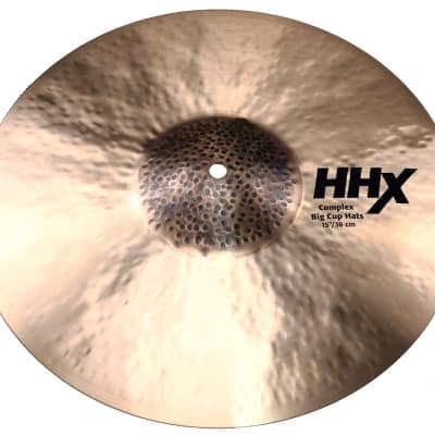 Sabian 15" HHX Complex Medium Big Cup Hi-Hat Cymbals - Pair image 4