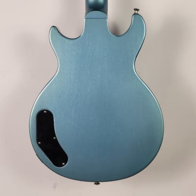 2011 Gibson Les Paul Junior DC Bass - Pelham Blue Modified image 2