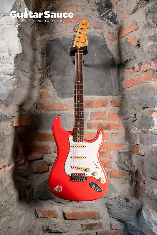 Fender Masterbuilt Dennis Galuszka Stratocaster 1960 Relic Fiesta Red Brazilian (Cod.1040) 2010 image 1
