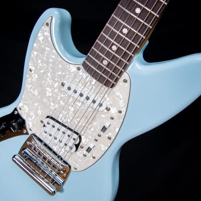 Fender Kurt Cobain Jag-Stang Left-Hand - Rosewood, Sonic Blue SN MX21548899 image 5