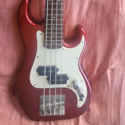 Samick Corsair Children's Bass- Glitter Red for sale