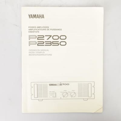 Yamaha P2700 Professional Power Amplifier Amp #38133 image 20