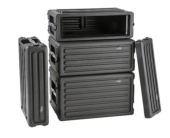 SKB Cases 1SKB-R6S Shallow 6U Roto Rack with Steel Rails Front/Back 10.5-Inch Deep (1SKBR6S) image 1