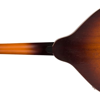 Fender #0970382337 - PM-180E Paramount Acoustic-Electric Mandolin with Gig Bag, Aged Cognac Burst image 2
