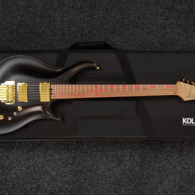 KOLOSS X6 Aluminum body electric guitar Black image 1