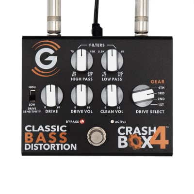 Genzler Amplification Crash Box 4 - Classic Bass Distortion Pedal for sale