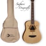 Luna Safari Series Dragonfly 3/4-Size Travel Acoustic Guitar - Natural, SAF DF NAT