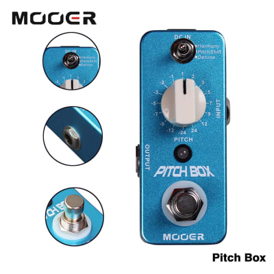 Mooer Pitch Box Electric Guitar Effect Pedal Precise Polyphonic Pitch Shifting 16 Parameters image 1