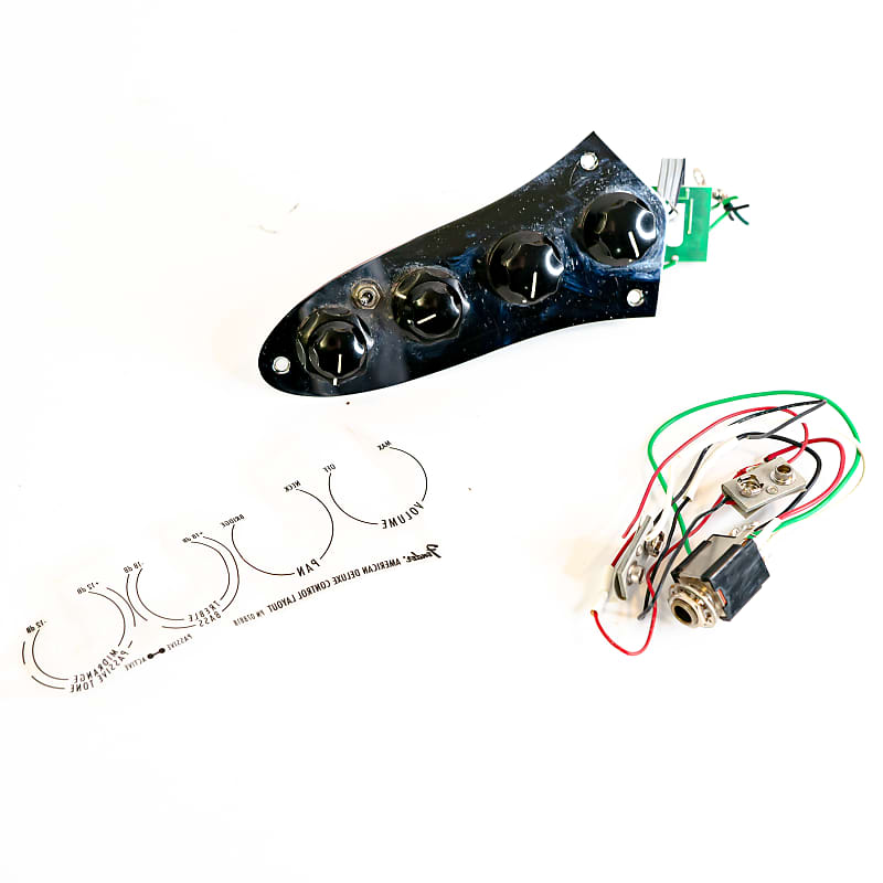2011 Fender American Deluxe Jazz Bass Preamp Assembly | Reverb
