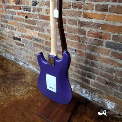 Nashville Guitar Works NGW135 Custom S-Style w/ Nitro Satin Finish (2021, Royal Purple Metallic) image 20
