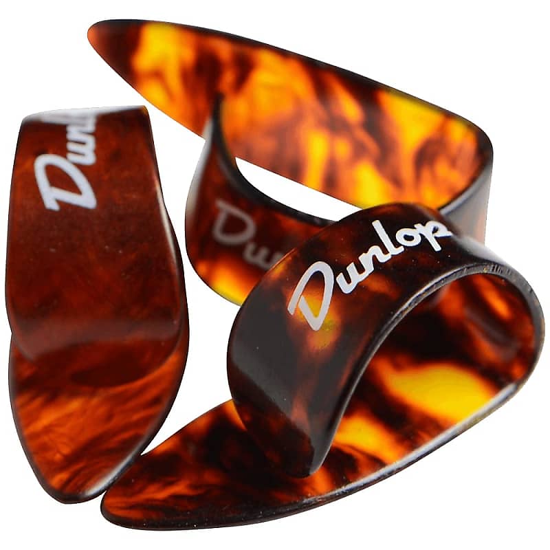 Dunlop 9024R Plastic Extra-Large Banjo Thumbpicks (12-Pack) image 1