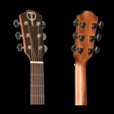 Teton STS000ZIG Dreadnought Guitar ONLY, Gloss Ziricote Top/Satin Mahogany Back & Sides image 7
