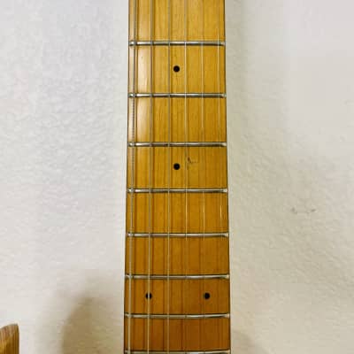 Electra Phoenix X110N Double Cut Ash Body Maple Neck Fretboard Matsumoku Japan 1983 - Natural image 14