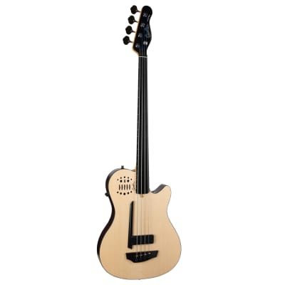 Godin A4 Ultra Fretless A/E Bass Guitar - Natural image 2