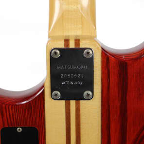 Used Early '80s Westone Thunder I-A Electric Bass in Red and Natural Gloss image 3
