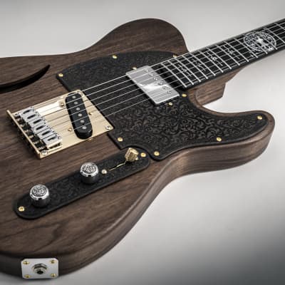 Mithans Guitars T'roots (American Walnut) boutique electric guitar image 4