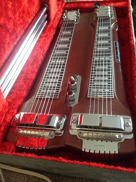 Double neck store steel guitar