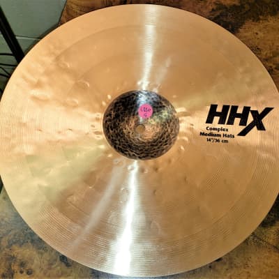 Sabian 14" HHX Complex Medium Hi-Hat Cymbals (2022 Pair, New, Selling as Used.) image 9