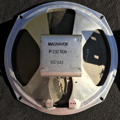 Magnavox Vintage Magnavox 12" Alnico Speakers Pair 8 Ohm Tested Work! image 2