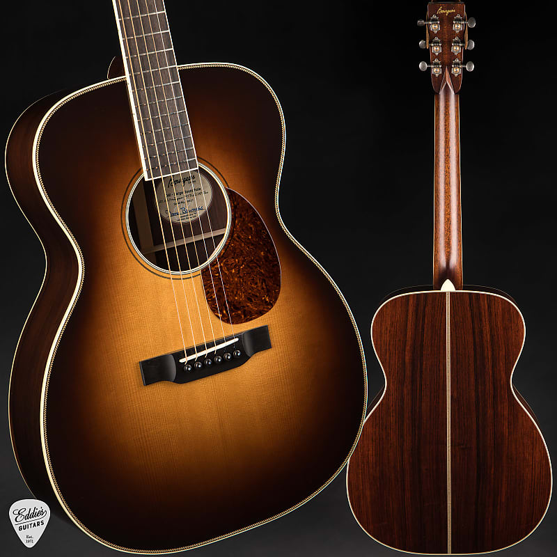 Bourgeois OM Large Soundhole Sunburst - Aged Tone Adirondack & Madagascar Rosewood image 1