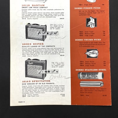1961 Supro Catalog Case Candy Memorabilia image 2