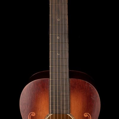 Vintage Regal Luann 1920's Floral Parlor Acoustic Guitar With SSC image 11