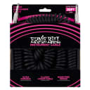 Ernie Ball P06044 Ultraflex 30ft Black Coiled Straight to Straight Guitar Cable