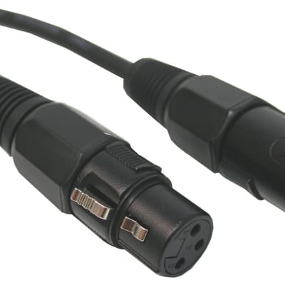 Pro DJ Lighting 3 Pin DMX Light Fixture Control Cable - 100% Copper Shielding image 2