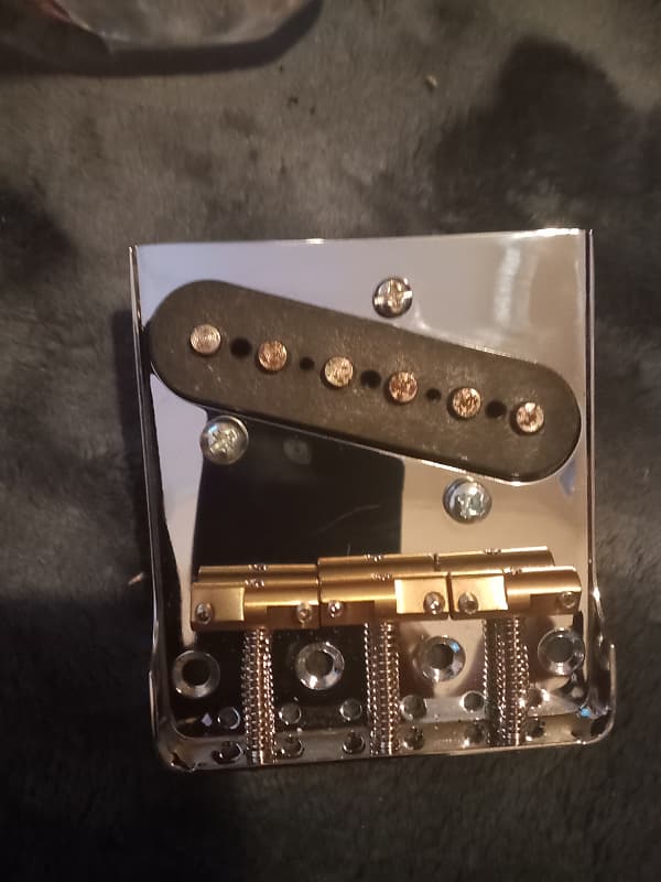 Fender telecaster bridge with pickup | Reverb