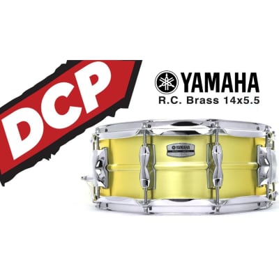 Yamaha Recording Custom Brass Snare Drum 14x5.5 image 2