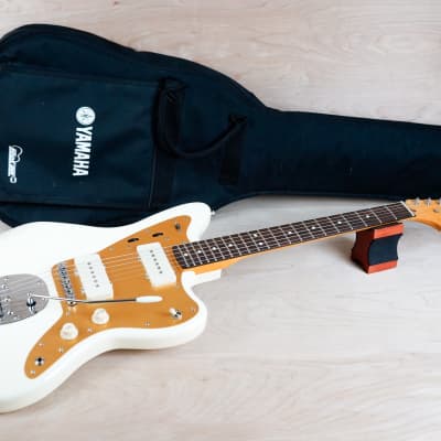 Fender Squier J Mascis Jazzmaster 2021 Vintage White Laurel Fretboard w/ Gig Bag image 2