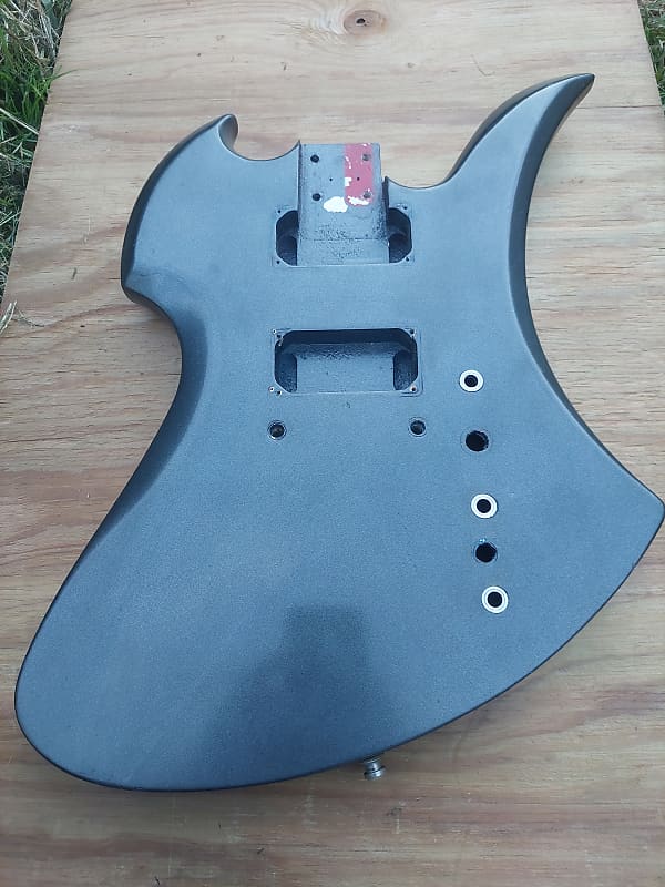 B.C. Rich 1983 NJ Series Mockingbird Refinished Sparkle Gun B.C. Rich 1983 NJ Series Mockingbird Refinished Sparkle Gun