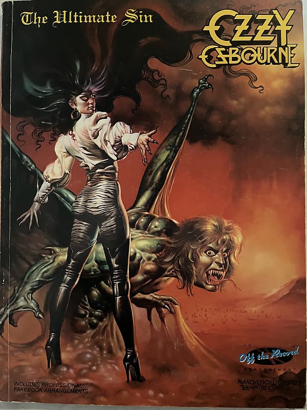 Ozzy Osbourne - The Ultimate Sin - Guitar Tab / Tablature Book