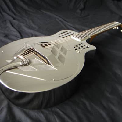 Tricone Resonator Guitar - Nickel Chrome Single Cut Body for sale