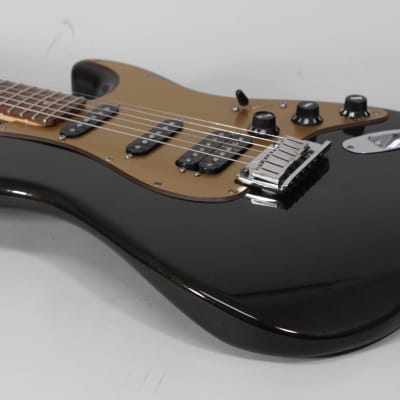 2006 Fender American Deluxe Stratocaster Montego Black w/OHSC image 4