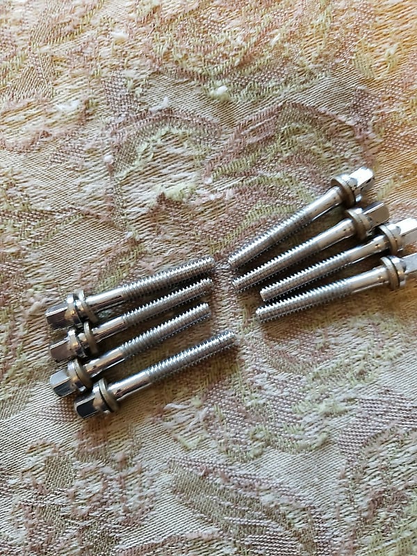 Slingerland Authentic Snare Tension Rods 70's Chrome Reverb