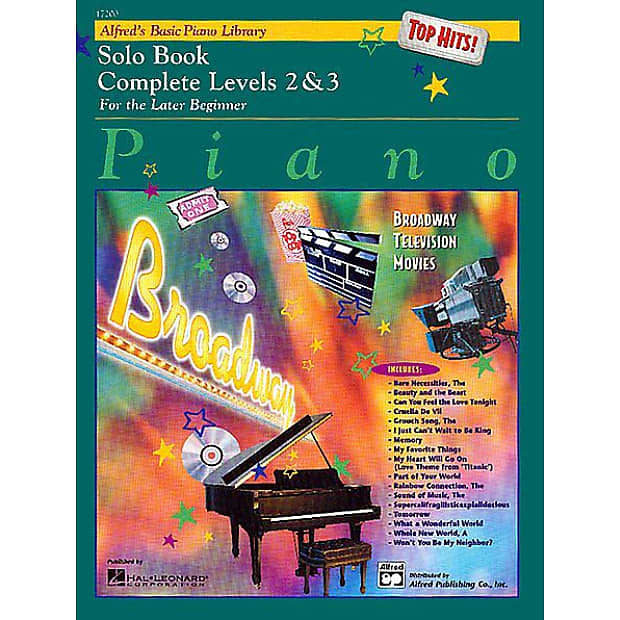 Alfred's Basic Piano Course: Top Hits! Solo Book Complete 2 & 3 image 1