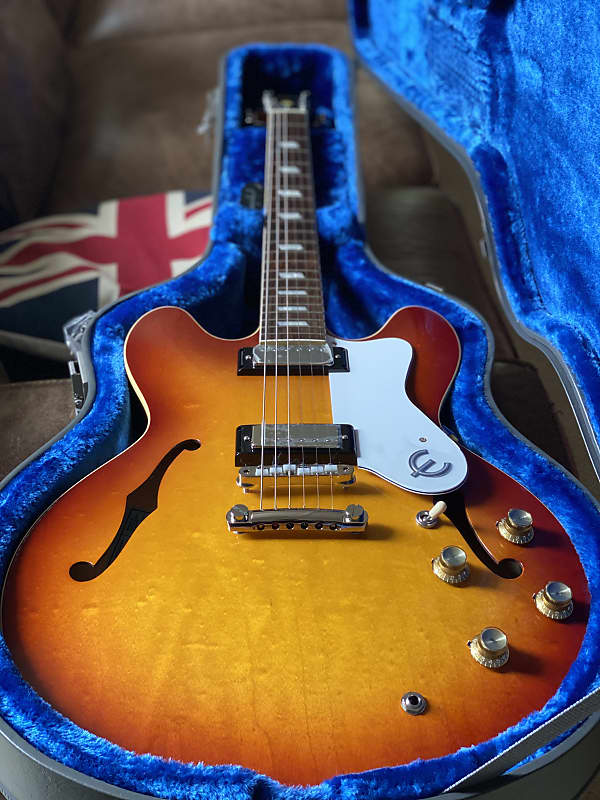 Epiphone Very Rare Japanese Elitist 1966 Custom Riviera E-360TD w/ OHSC &  Docs MIJ Japan