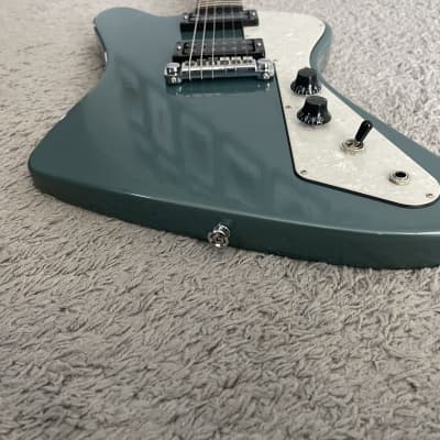 Gibson USA Firebird Zero S Series 2017 HH Pelham Blue Rosewood Fretboard Guitar image 5