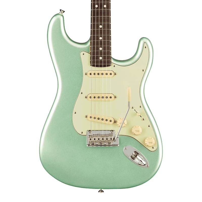 Open Box Fender American Professional II Stratocaster Mystic Surf Green image 1