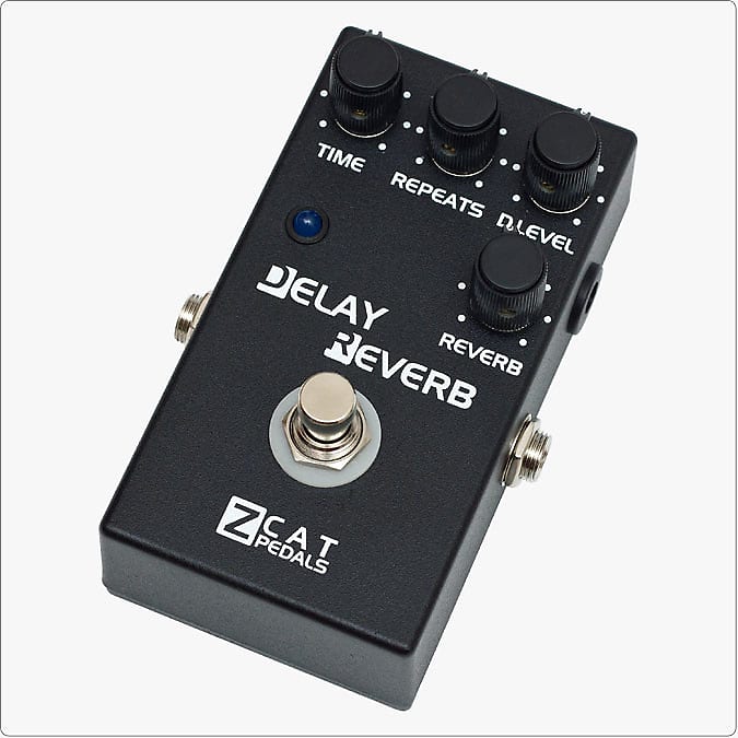 ギター ZCAT PEDALS Q-MOD2 ZCAT Delay-Reverb Black | Reverb