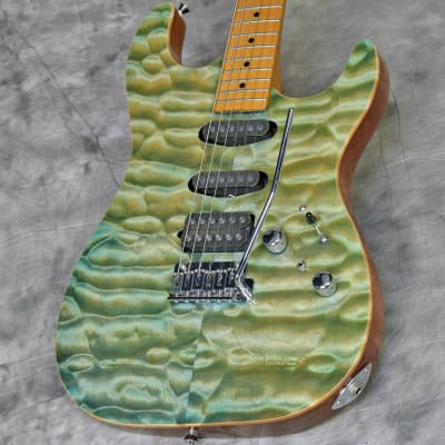 Keipro Guitar Works KS Deluxe Quilted Maple Top SSH Maple